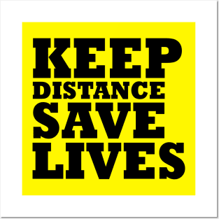 Keep Distance Posters and Art